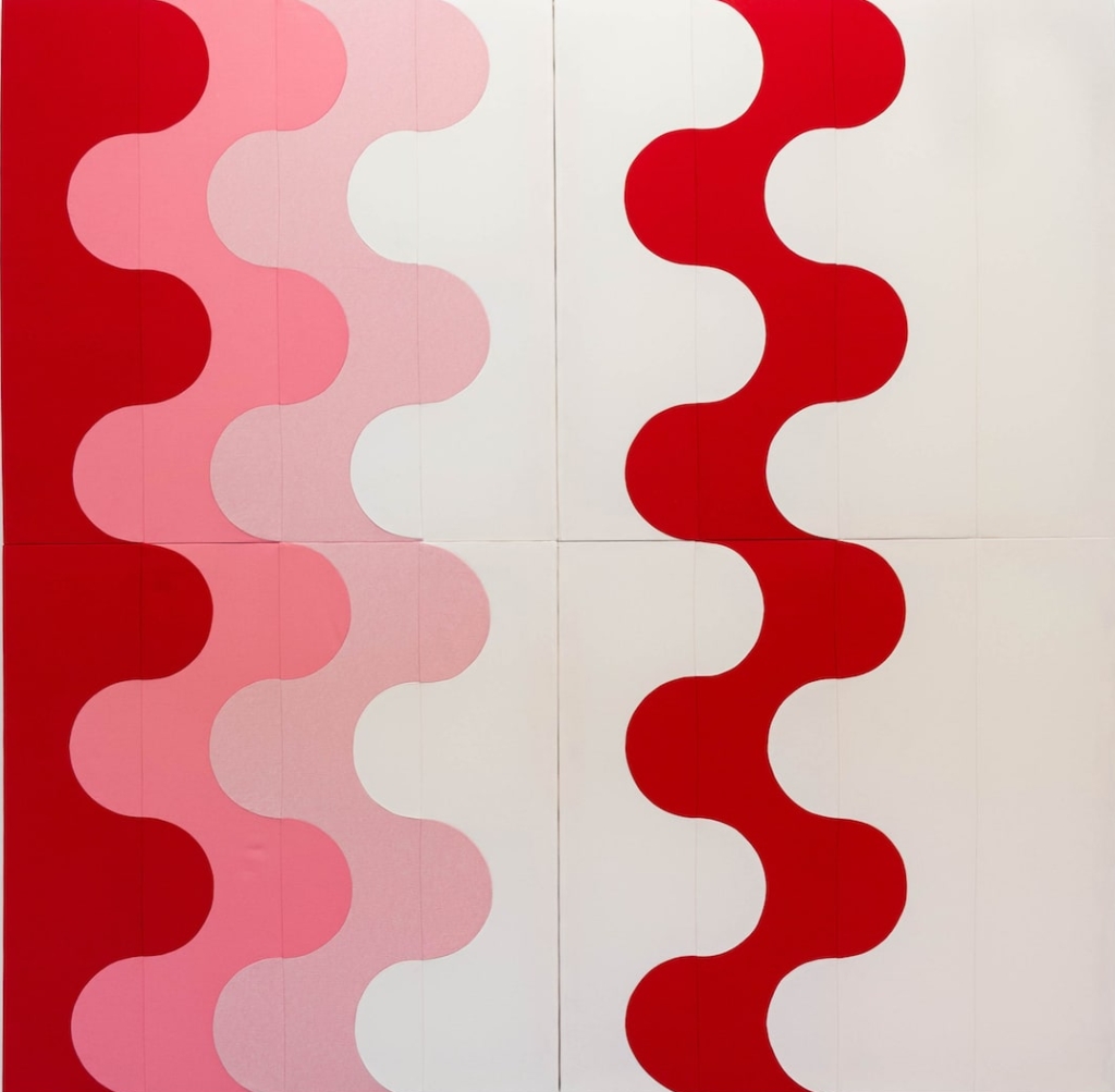 Anna Panek, Heat, textile, 200x200 cm