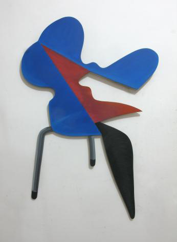 Jan Mioduszewski - Arne Jacobsen-Ant Chair by Furniture Factory, 2012, acrylic-on-mdf-board
