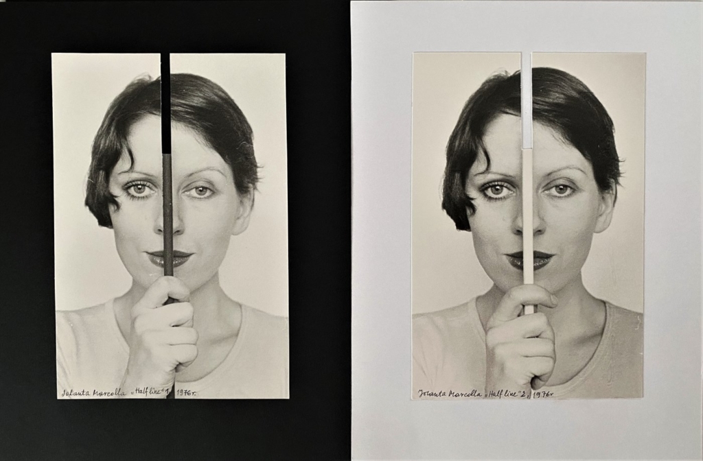 Jolanta Marcolla, Halfline 1 & 2, 1976, fotografia analogowa